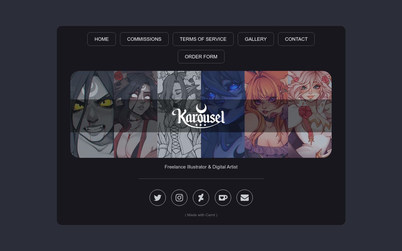 Karousel Digital Illustration Karousel Digital Illustration